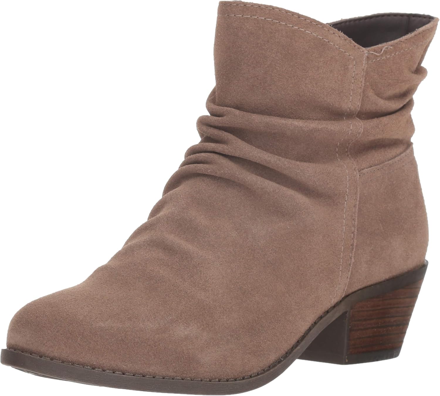 me too suede booties