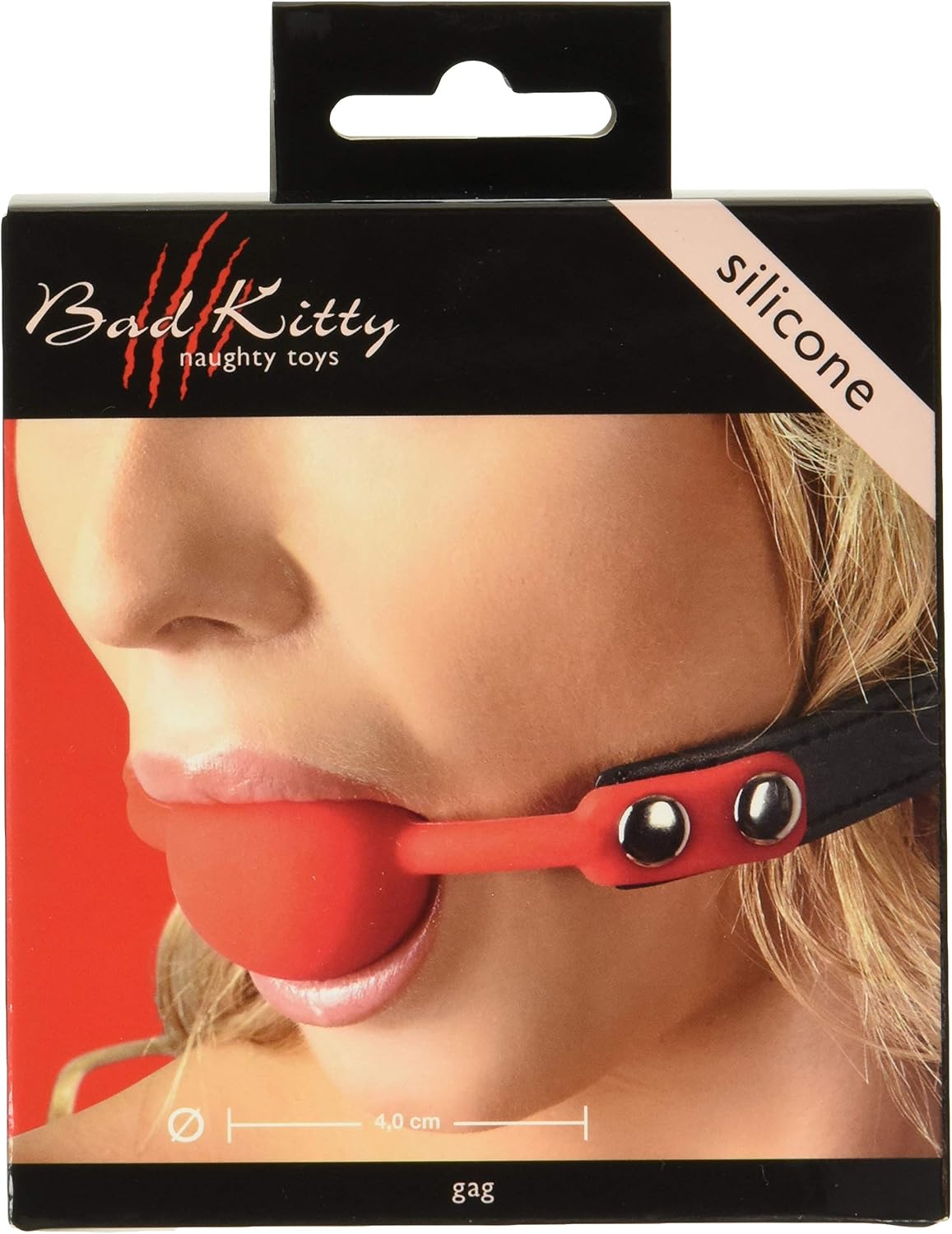 Bad Kitty Gag Red One Size - Image 3