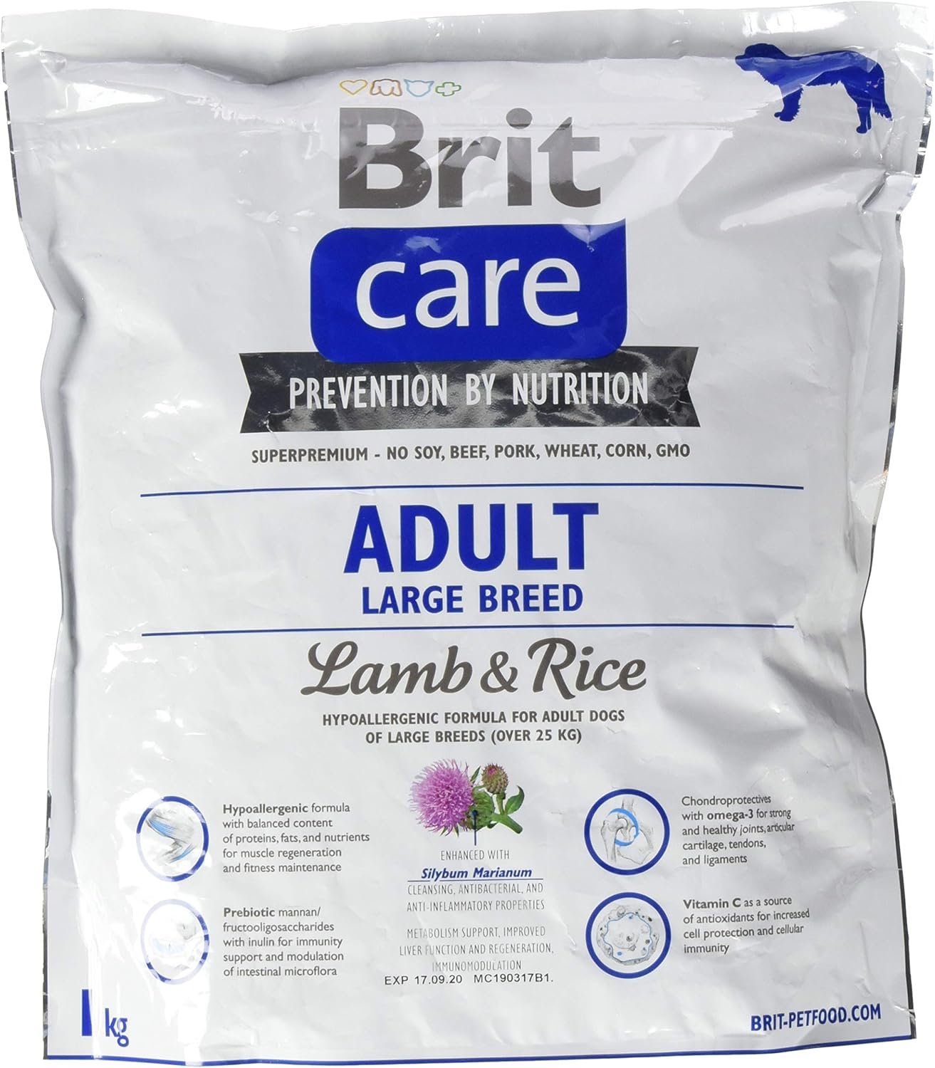 brit care large breed lamb rice