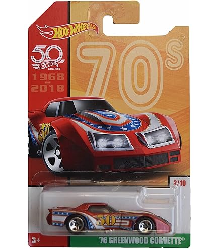 Amazon.com: Hot Wheels 2016 HW Mild to Wild '76 Corvette Greenwood
