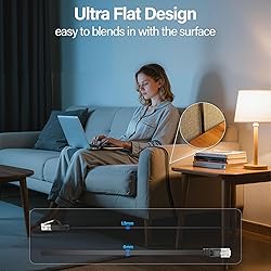 Mnlnbuao Cat 6 Flat Ethernet Cable 75 FT, UTP