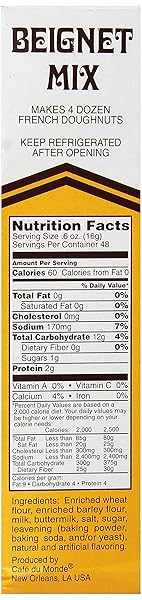 CAFE DU MONDE BEIGNET MIX, 28 OZ (PACK OF 1)