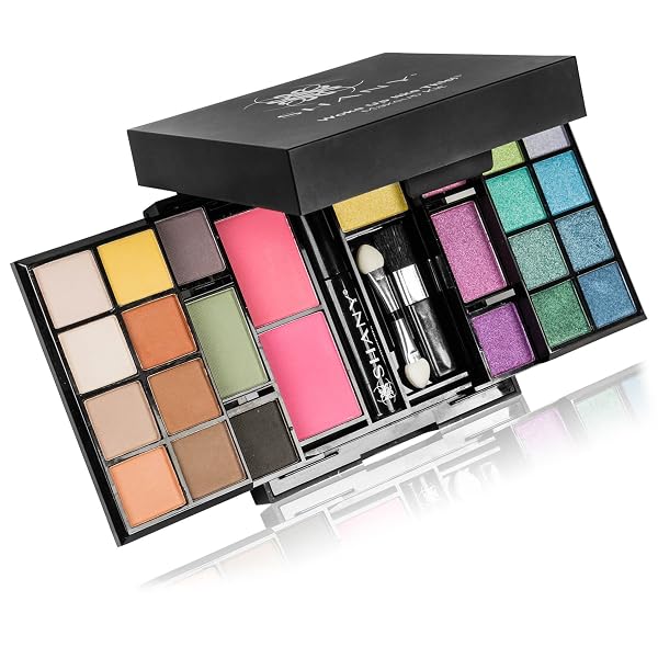SHANY ‘WOKE UP LIKE THIS’ MAKEUP KIT – EYE SHADOWS, BLUSHES, MASCARA, AND APPLICATORS