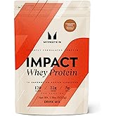 Myprotein Impact Whey Protein Powder, 1.1 Lbs (15 Servings) Cinnamon Cereal, 22g Protein & 5g BCAA Per Serving, Protein Shake for Superior Performance, Muscle Strength & Recovery, Gluten Free
