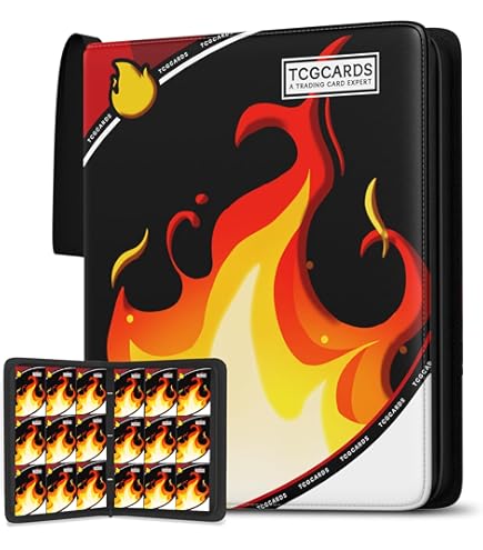 Carpeta De 400 Tarjetas, 4 Bolsillos Y Portatarjetas Portátiles, álbum Coleccionista Para Tarjetas De Juego Deportivas, 50 Páginas, Mangas Extraíbles, Bolsillo De Doble Cara, Cremallera Resistente