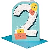 American Greetings 2nd Birthday Card (2 Adorable for Words)