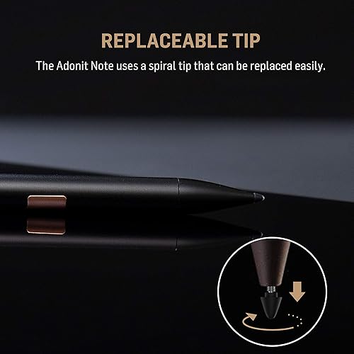 HOT Ipad Stylus Pen Adonit Note Adonit Note (Black) Stylus Pen - Main Image