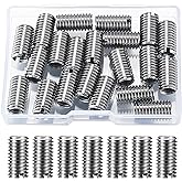 20 Pcs Thread Reducing Nuts M8 to M6 Screw Sleeve Adapter Kit | Threaded reducers for conversion and repair, M8 male to M6 female, perfect for bolts, screws, and assembly needs.
