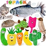 Vitscan Cat Toys for Indoor Cats, Interactive Cat Toy, Cat Chew Toy for Aggressive Chewers Bite Resistant, Crinkle Squeaky Ca