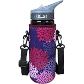 Koverz 24-30oz 750ml Water Bottle Carrier with Shoulder Strap, Water Bottle Insulator - Midnight Mums
