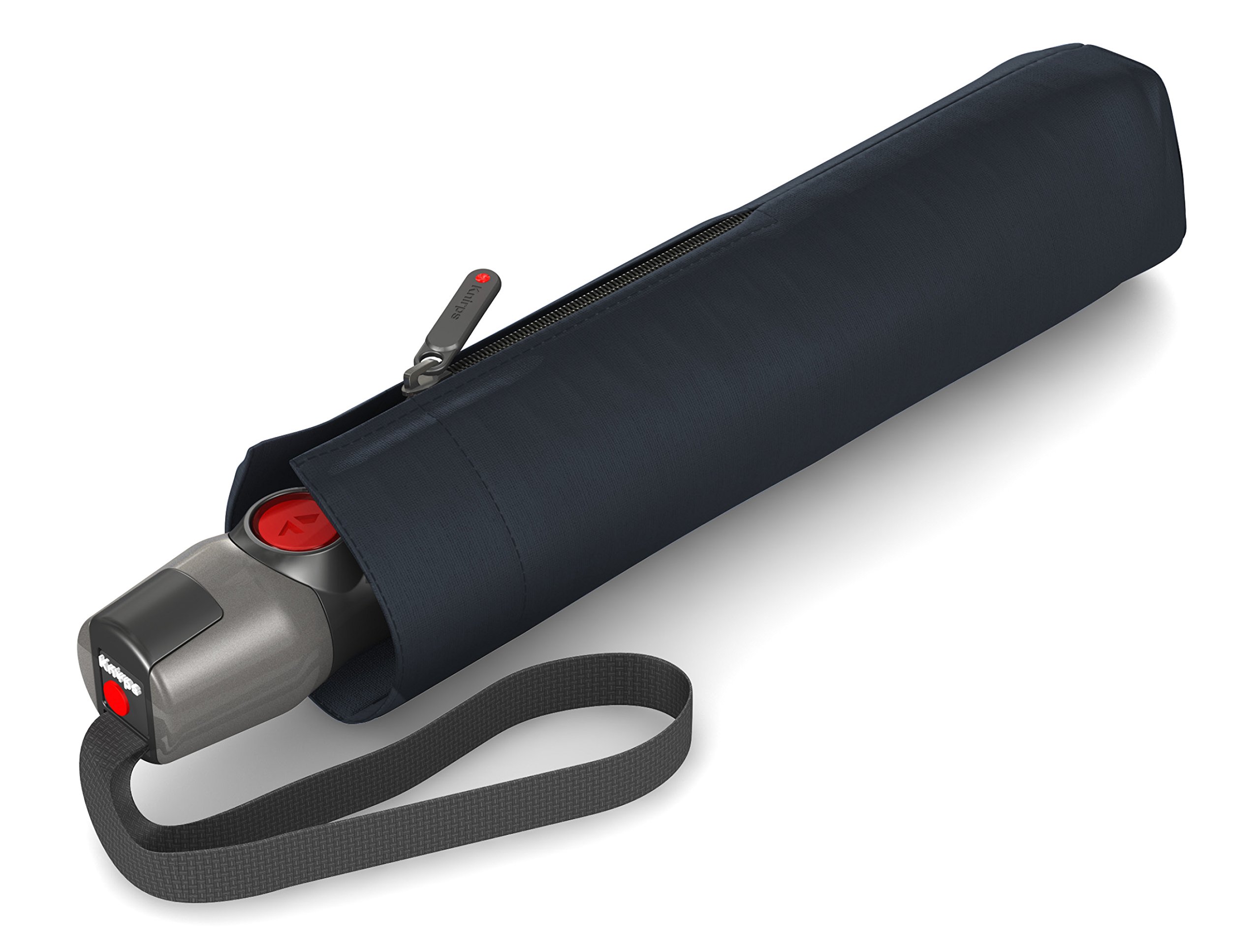 Knirps T.200 Medium Duomatic Folding umbrella, 28 cm, Blue (Navy)