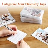 Lifewit Photo Storage Box 4x6 Case 14 Inner Boxes 80-100 Photos view 7