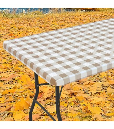 In The Breeze Tischdecke Mit Gummizug – Hält Auch Bei Wind & Wetter – Perfekt Für Picknick, Camping & Gartenparty