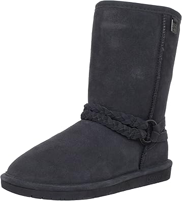BEARPAW Adele - Botas para mujer, Carbón, 12 B(M) US: Amazon.com.mx
