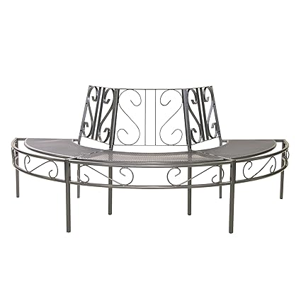 Baum Rundbank Wetterfest Greemotion Baumbank Toulouse Aus Metall Gartenbank Halbrund Parkbank Fur Den Garten Bank Rund Fur Baumstamm Novinict Com