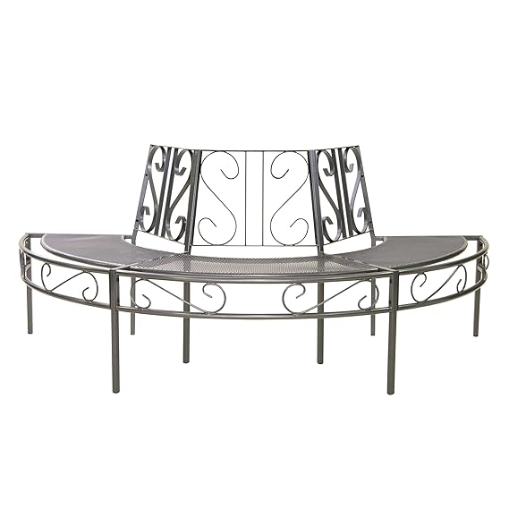 greemotion Toulouse Banco, Gris: Amazon.es: Jardín