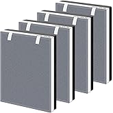 Vital 100 Replacement Filter for LEVOIT Vital 100 Air Purifier, Funmit 3-in-1 H13 True HEPA High-Efficiency Activated Carbon Filter, Compared to Part # Vital 100-RF, 4 Pack
