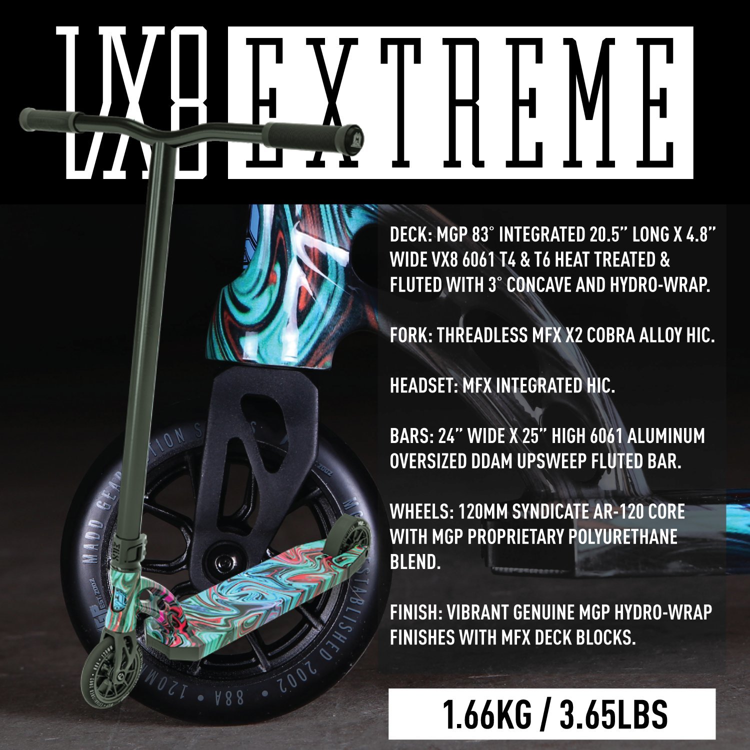 Madd Gear VX8 Extreme Pro Scooter Madd Gear USA 206243 Sports