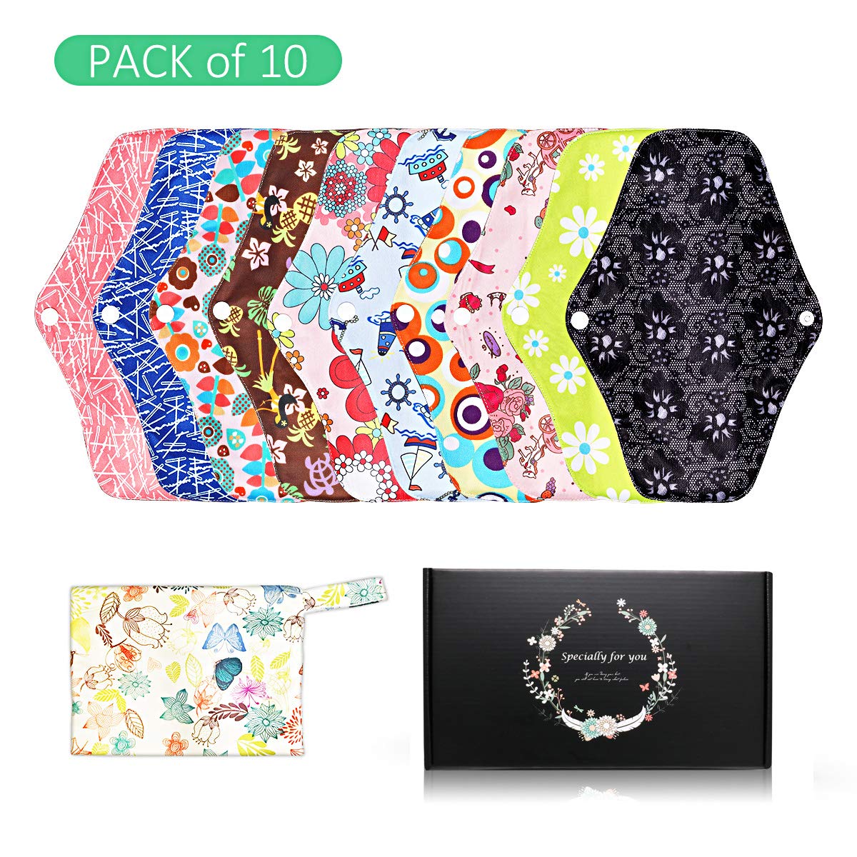 Waschbare Stoffbinden mit Bambusfaser