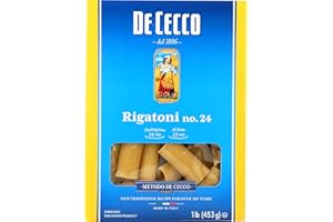 De Cecco Pasta, Rigatoni,16 oz (Pack of 12)