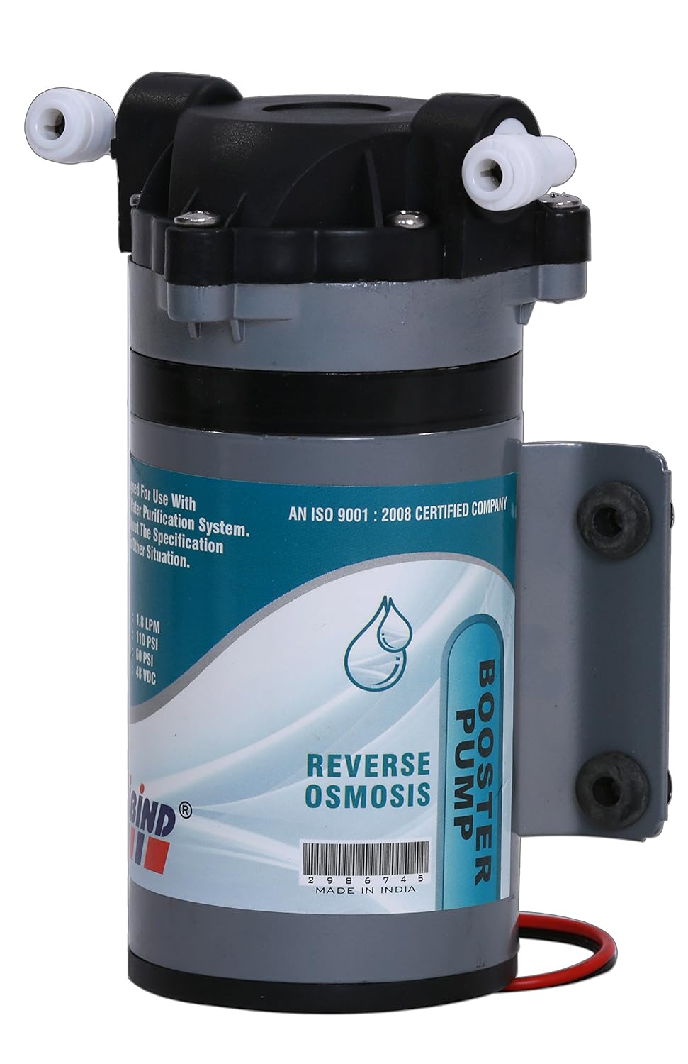 NAMIBIND RO Booster Pump 100 GPD for RO Water Purifiers (Multicolour