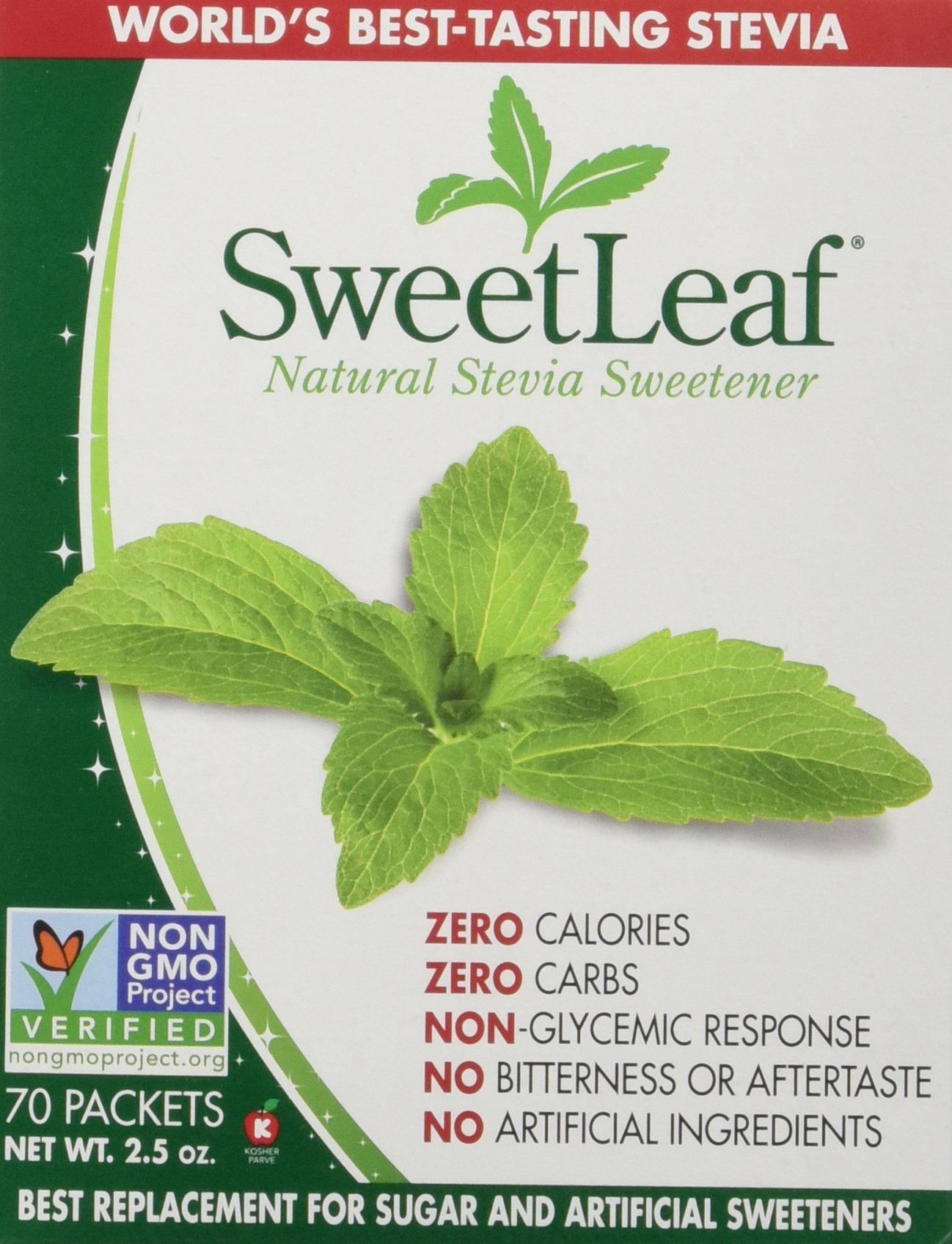 SweetLeaf Stevia Powder, 4Ounce Shaker Jars (Pack of 2)
