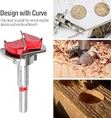Hyber&Cara Forstner Drill Bit Tungsten Carbide 35mm Depth Stop view 6
