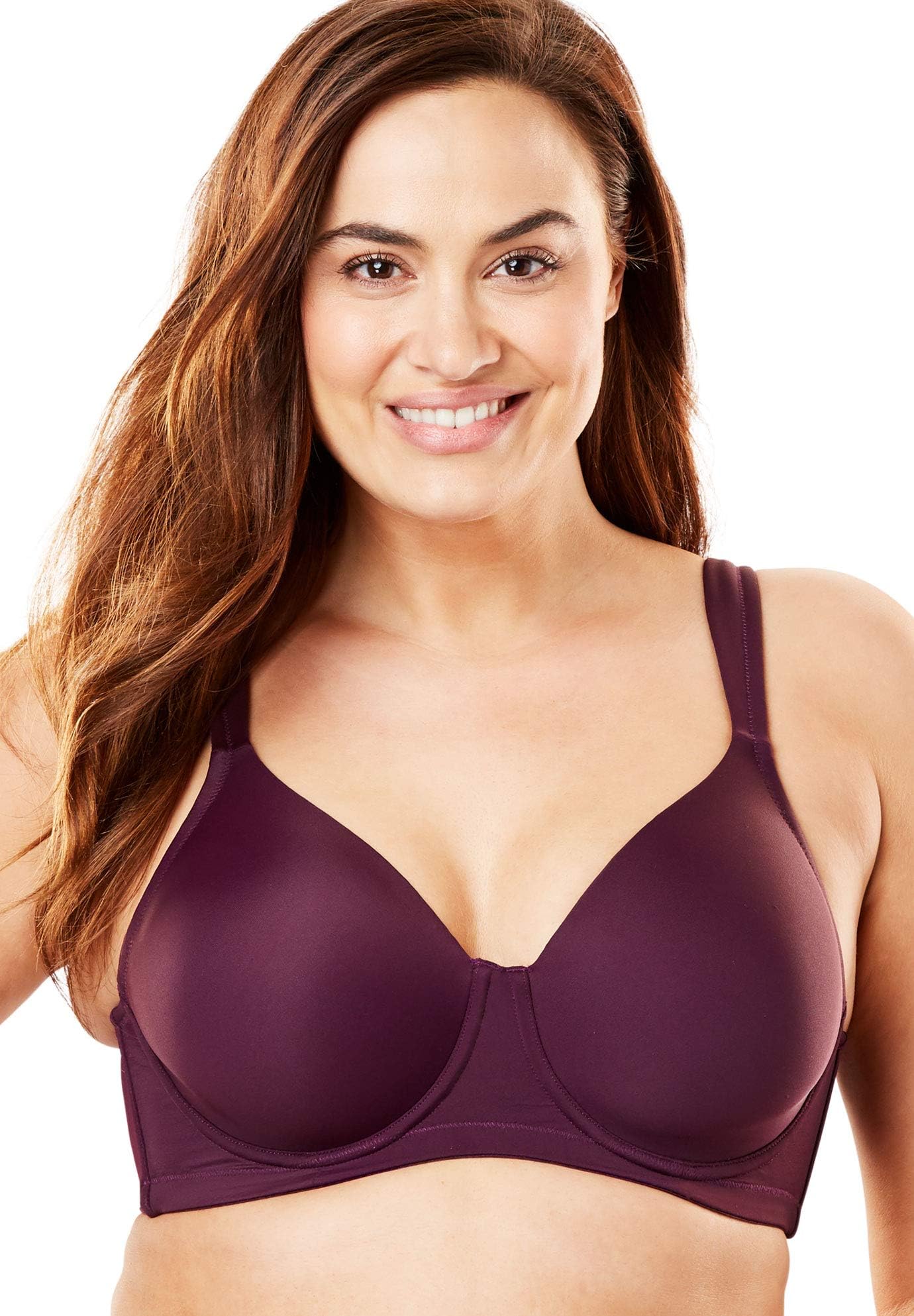Women's Plus-Size Wireless Padded T-Shirt Bra
