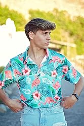 uideazone Funny Polo Shirts for Mens Dry Fit Short