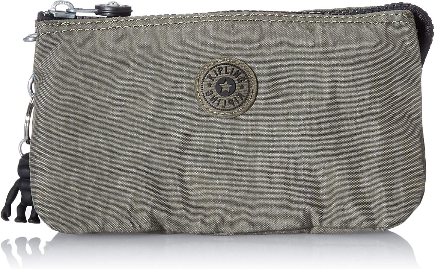 Kipling Creativity L Large Purse, Pouches, Cases, Green Moss (Green), 18.5x11x1.5 Centimeters (B x H x T)
