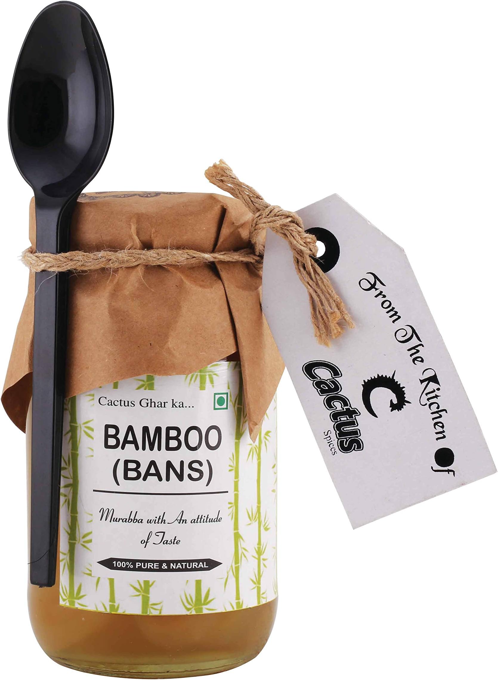 CACTUS SPICES Homemade Bans/Bamboo Murabba with Neem Honey, 450 g