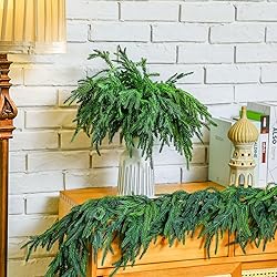 Jutom 12 Pcs Christmas Norfolk Pine