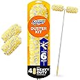 Swiffer Duster Kit with 1.8 m Extendable Handle, Heavy Duty Dusting Starter Kit with 4 Refills, for Ceiling Fans, Vents and H