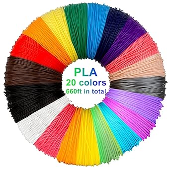 3d Pen Filament Refills Pla 20 Colors 33 Feet Each Laufen 3d Printing Pen Filament 3d Printer Pen Filament 1 75mm Total 660 Feet For Packgout Mynt3d Soyan Dewang 3d Pen Amazon Co Uk