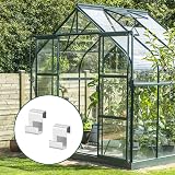 KINGLAKE 100 Pcs Greenhouse Z Clips Stainless Steel 13mm Overlap Glazing view 6