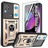 for Moto G-Stylus-5G-Case with Slide Camera