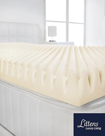 Littens 2 50mm Deep Double Bed Size Visco Memory Foam Mattress