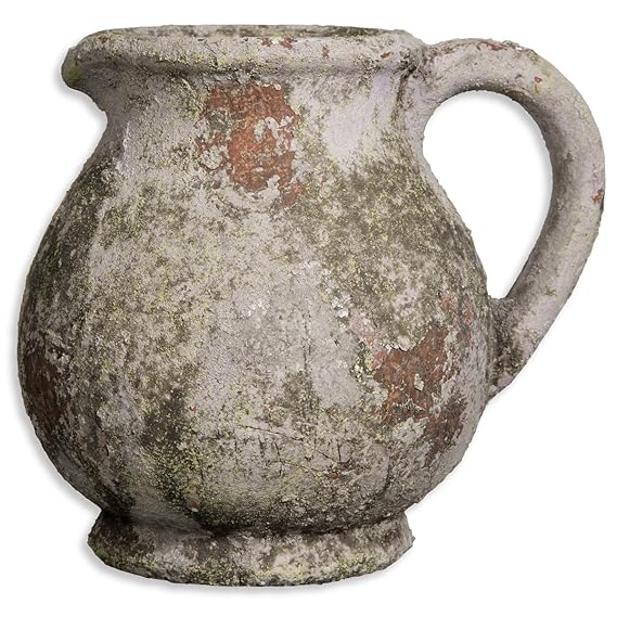 8"h Grey Terracotta Pot Amazon.co.uk Kitchen & Home