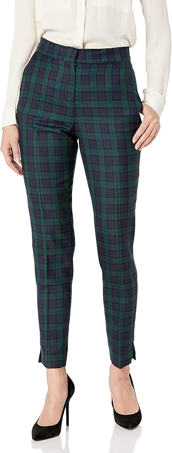 women's wool plaid pants