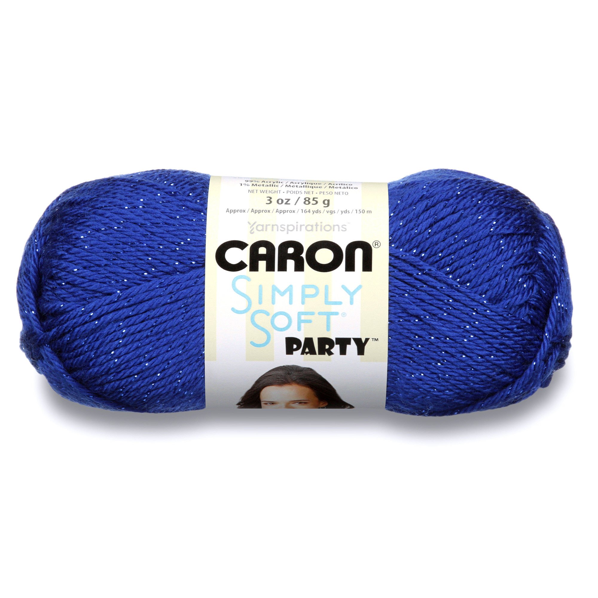 CARON Simply Soft Party -85G- Royal Sparkle, 17.78 x 8.89 x 8.89 cm — image 1
