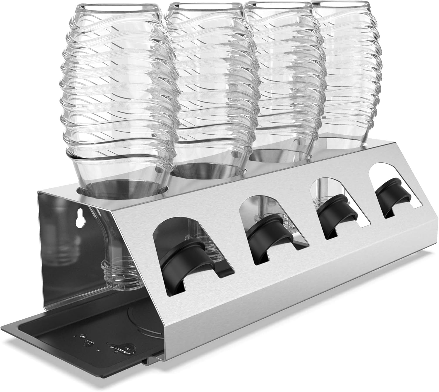 SodaClean® Premium Stainless Steel Dish Drainer with Drip Tray for