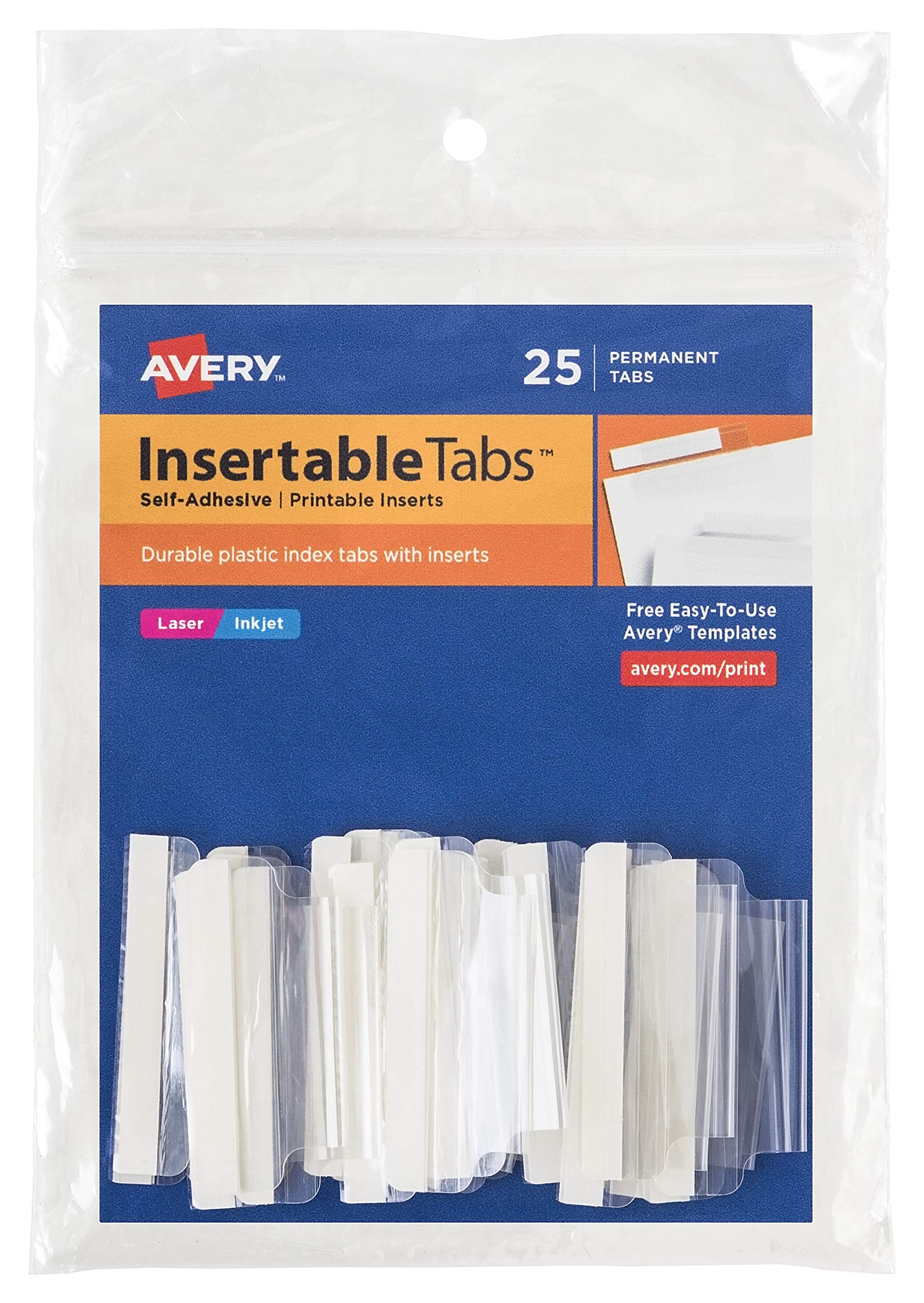 avery printable tabs