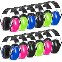 Amylove 12 Pcs Kids Ear Protection Noise Cancelling Earmuffs Bulk ...