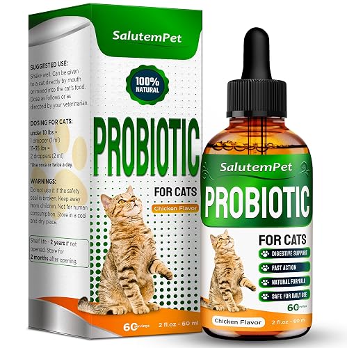 Image showcasing Probiotics for Cats for Digestive Support – Cat Probiotics for Indoor ...