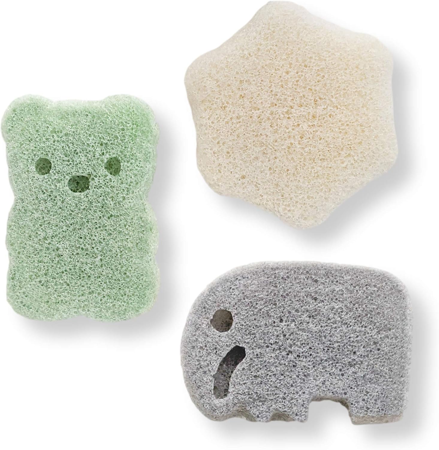 Natural Konjac Baby Bath Sponge for Bathing, Sponges for Infants