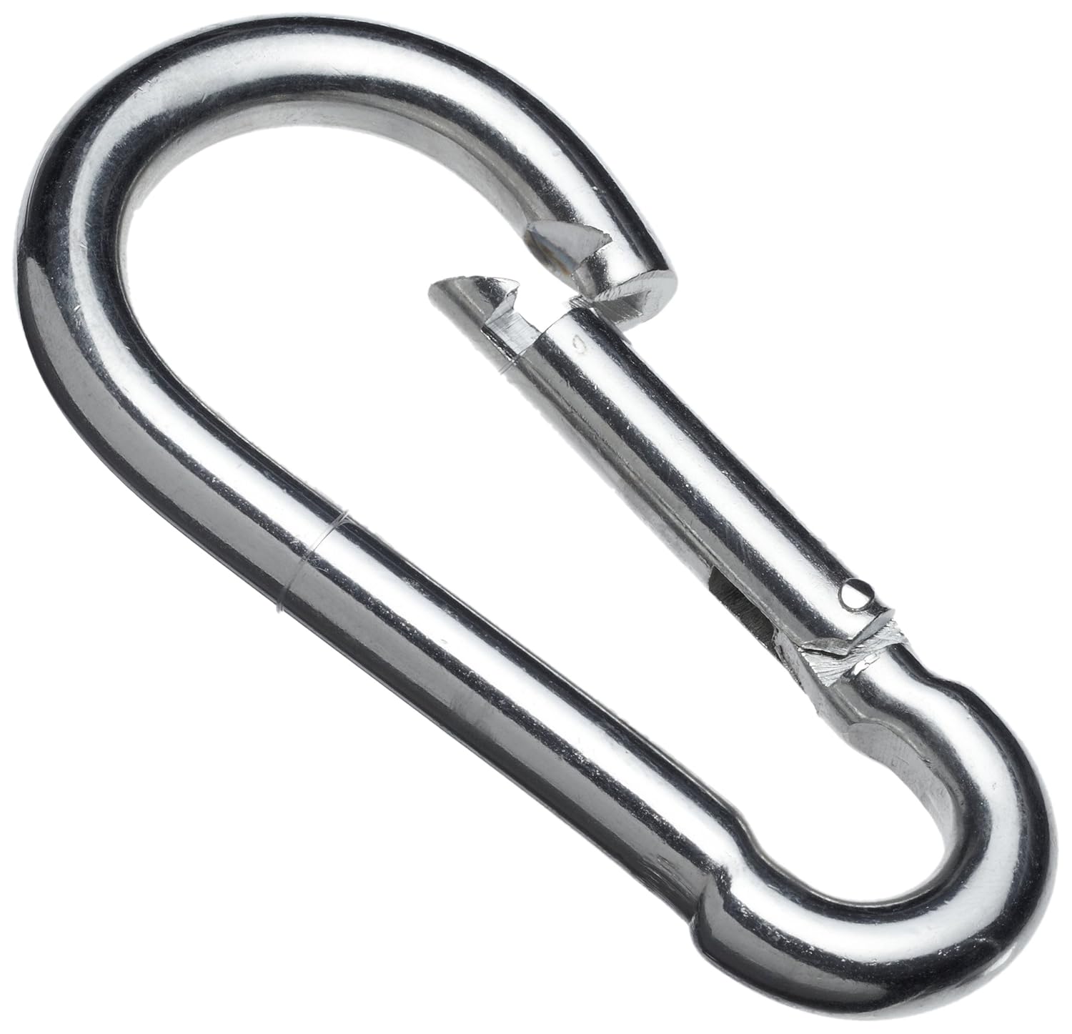 Peerless 4426140 Carbon Steel Fixed Securing Hook Snap Link, Bright