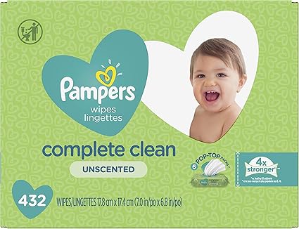 pampers complete clean wipes