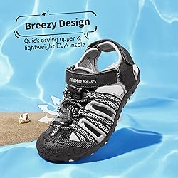 DREAM PAIRS Boys Girls Summer Outdoor Athletic