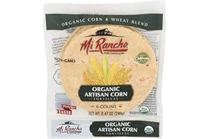 MI RANCHO Organic Artisan Corn Tortillas, 8.46 OZ