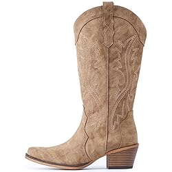 IUV Cowboy Boots For Women Western Cowgirl Boots